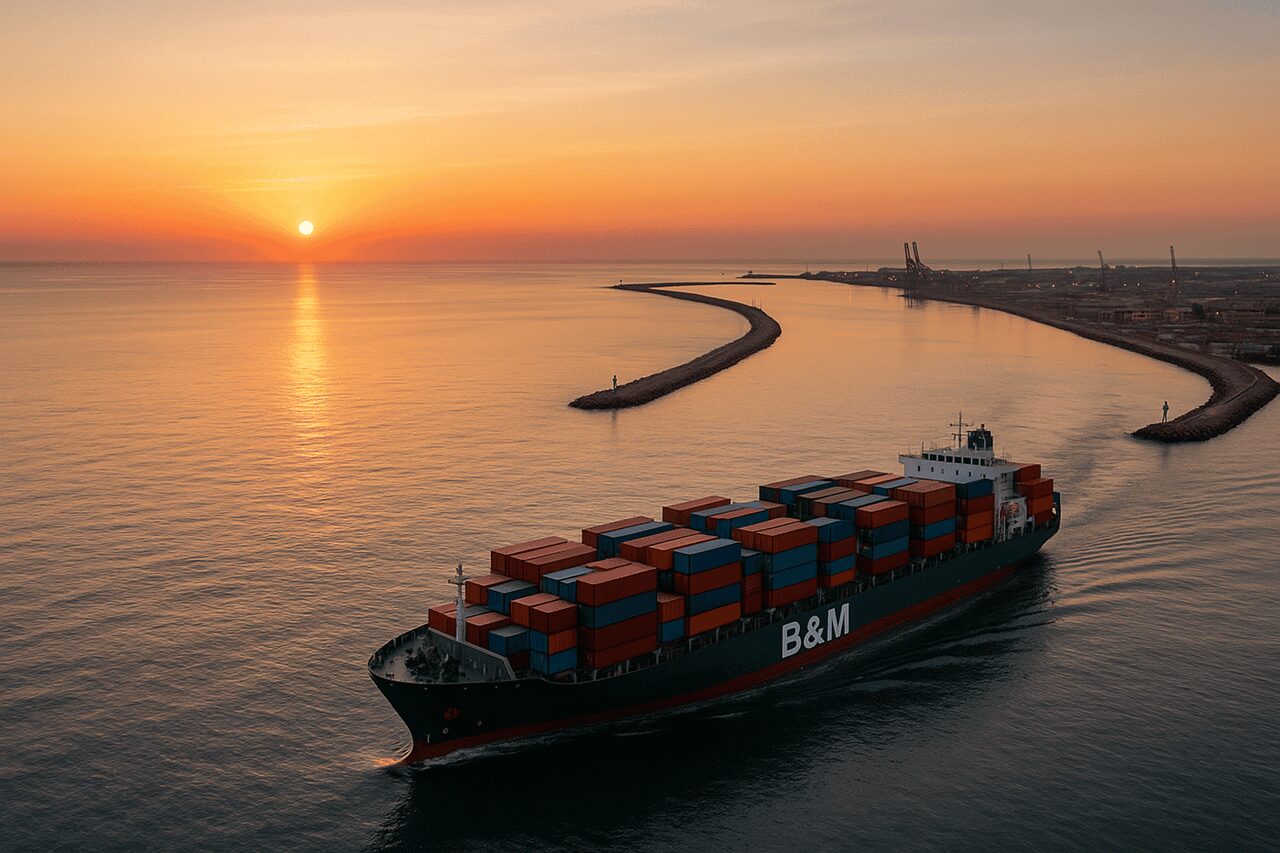 End-to-End Export Logistics B&M